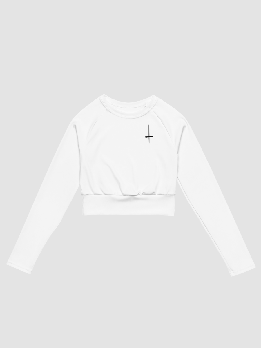 [Tobii] All-Over Print Recycled Long Sleeve Crop Top product image (1)