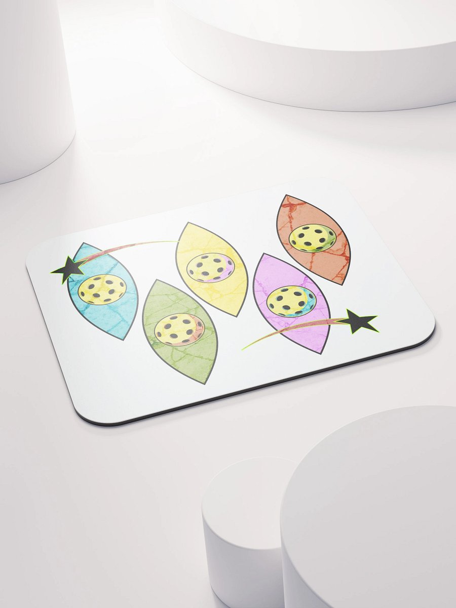 Mid Century Y2K Pickleball Whimsical Mouse Pad product image (4)