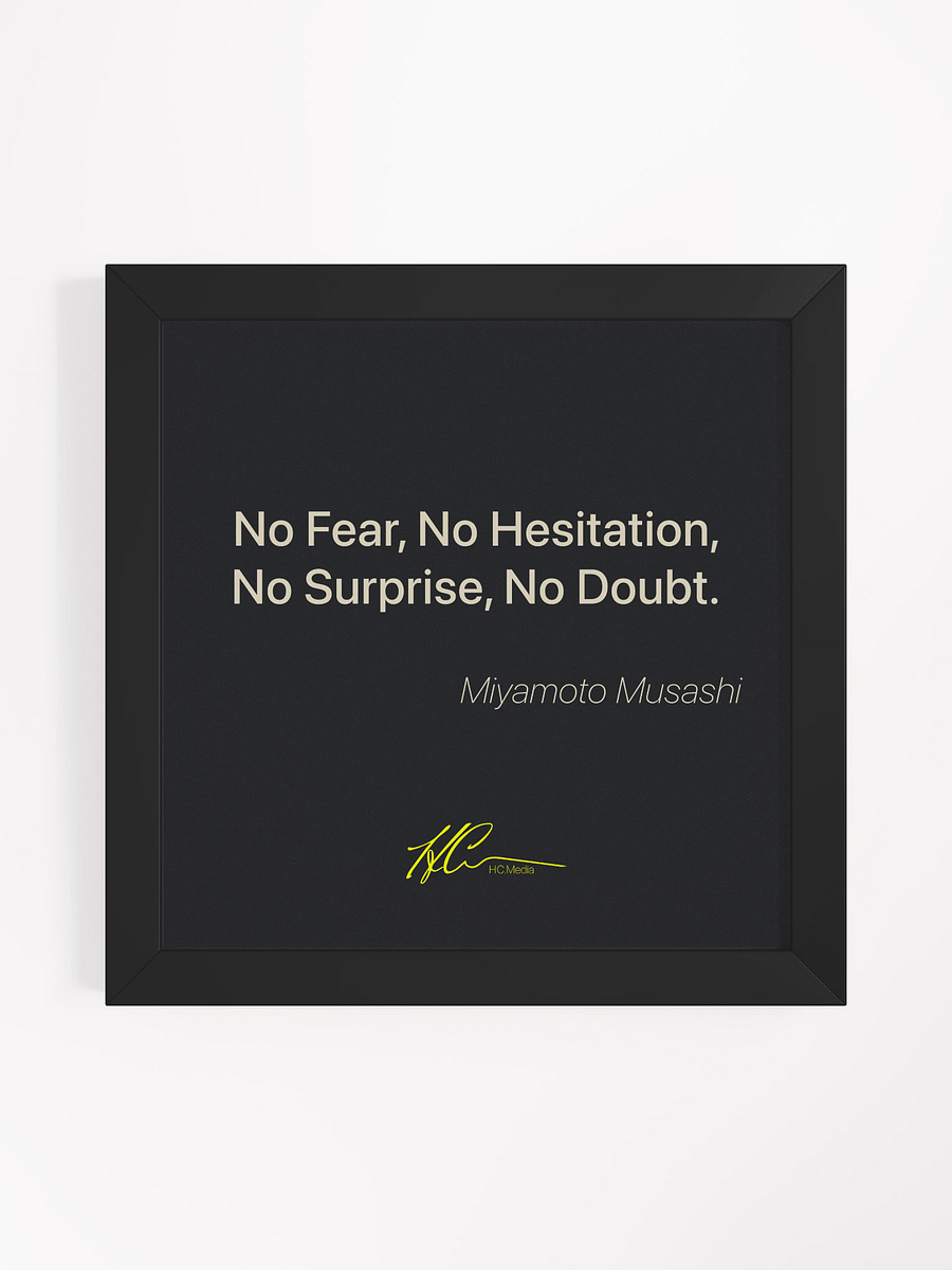 Miyamoto Musashi Q3 - Framed Poster product image (1)