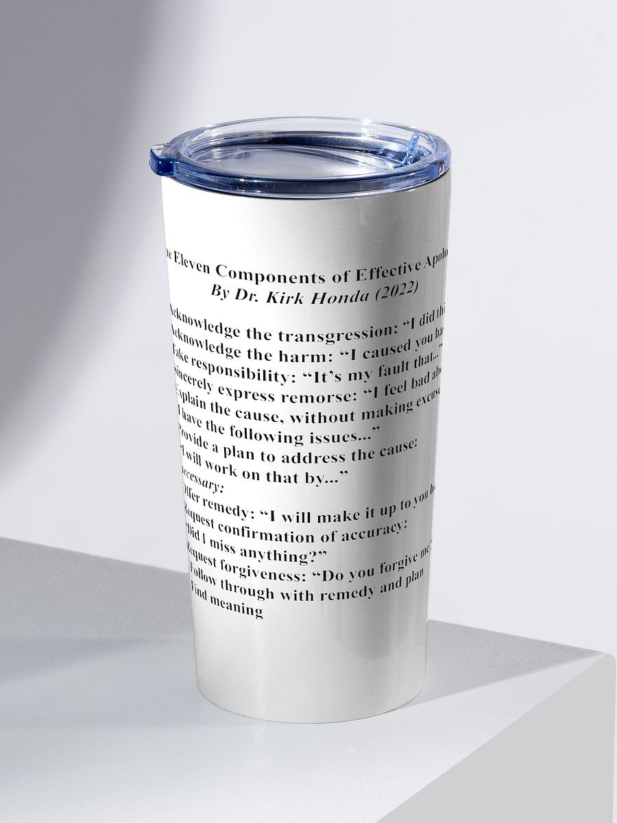 Effective Apologies - Tumbler product image (2)