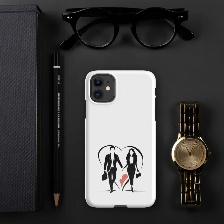 Modern Love Logo Snap Case for IPhone (White) product image (4)