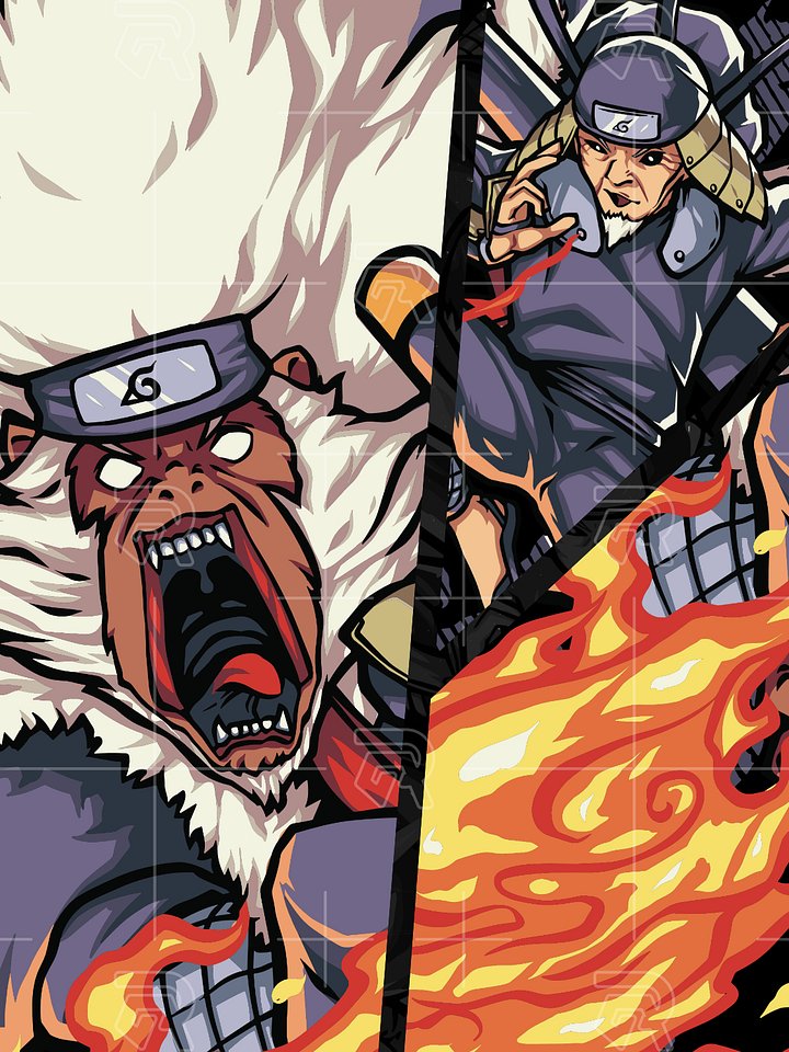 Will of Fire – 炎の意志 (Inspired by Sarutobi – Naruto) product image (2)