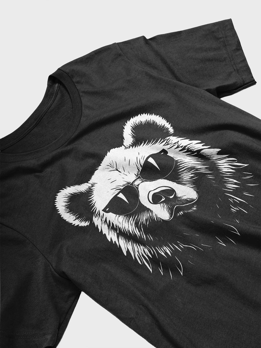 Cool Bear with Sunglasses Minimalist Graphic Unisex T-Shirt product image (4)