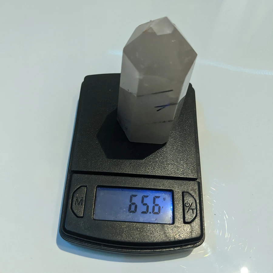 65.6g Rutile Tourmaline in Quartz Tower product image (5)