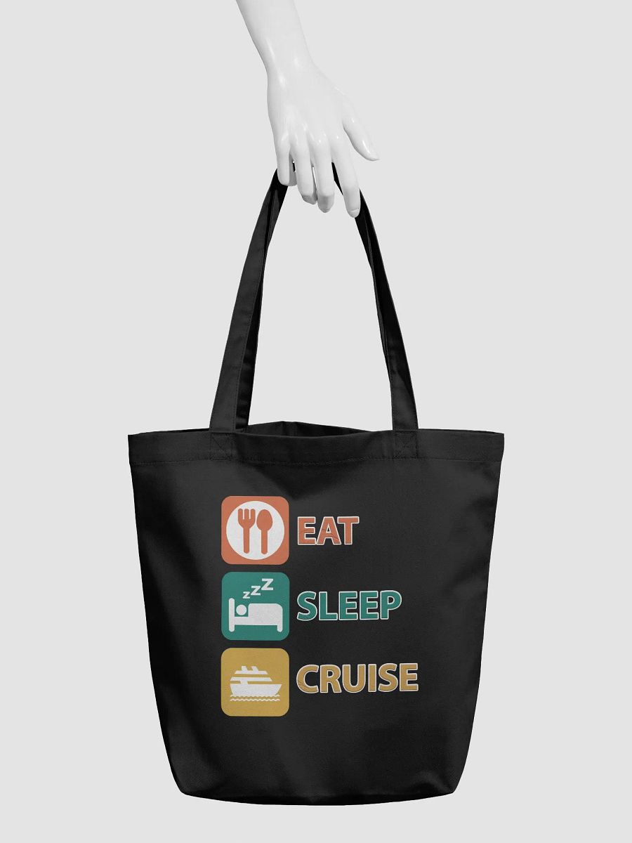 Eat Sleep Cruise Eco-Friendly Tote product image (3)