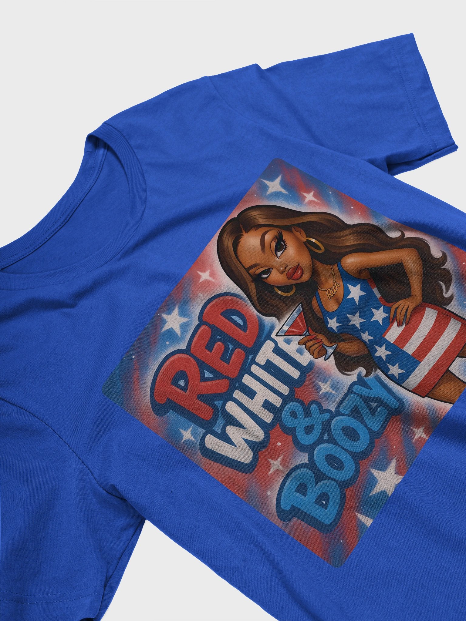 Red White & Boozy Patriotic T-Shirt product image (2)