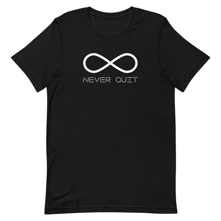 Never Quit Logo T-Shirt product image (1)