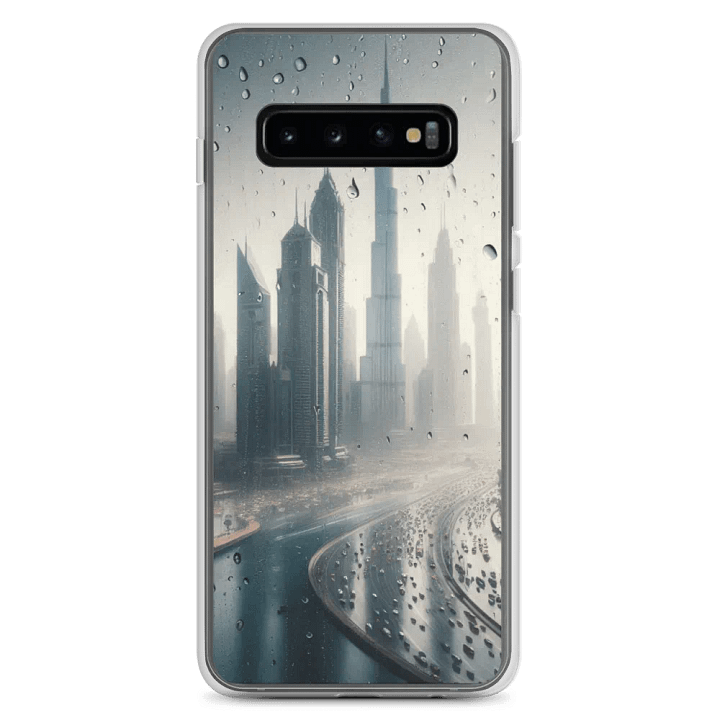 Rainy Cityscape Samsung® Clear Case | AI Design product image (8)