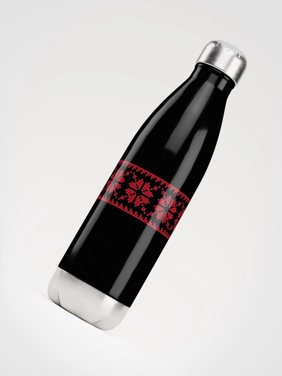 Red Tatreez Stainless Steel Water Bottle product image (5)