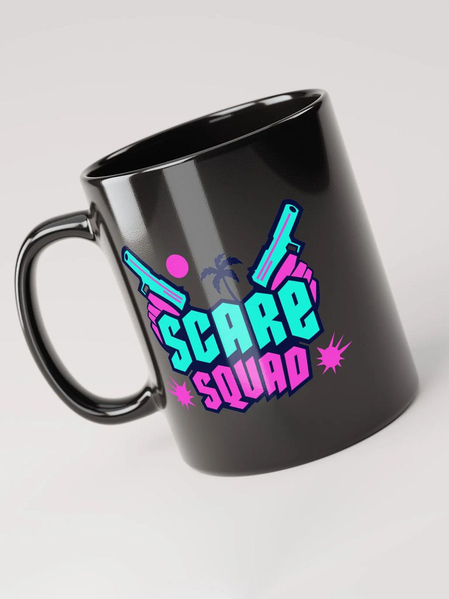 SCARE SQUAD GLOSSY BLACK MUG product image (3)
