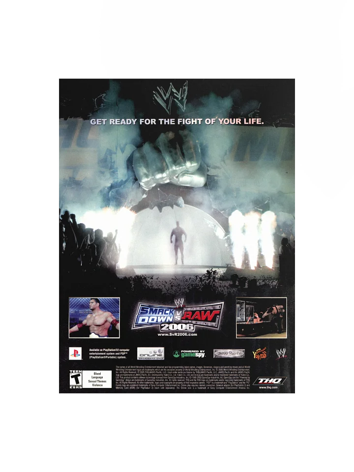 SmackDown! VS Raw 2006 - Promotional Poster/Flyer product image (1)