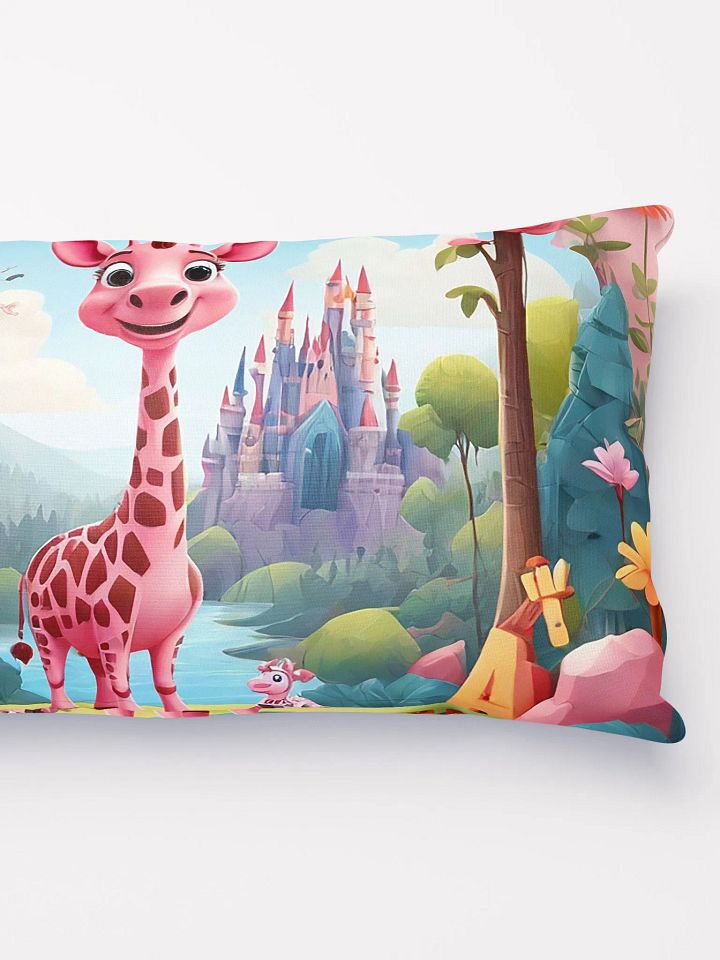 pink giraffe with flower and book product image (4)