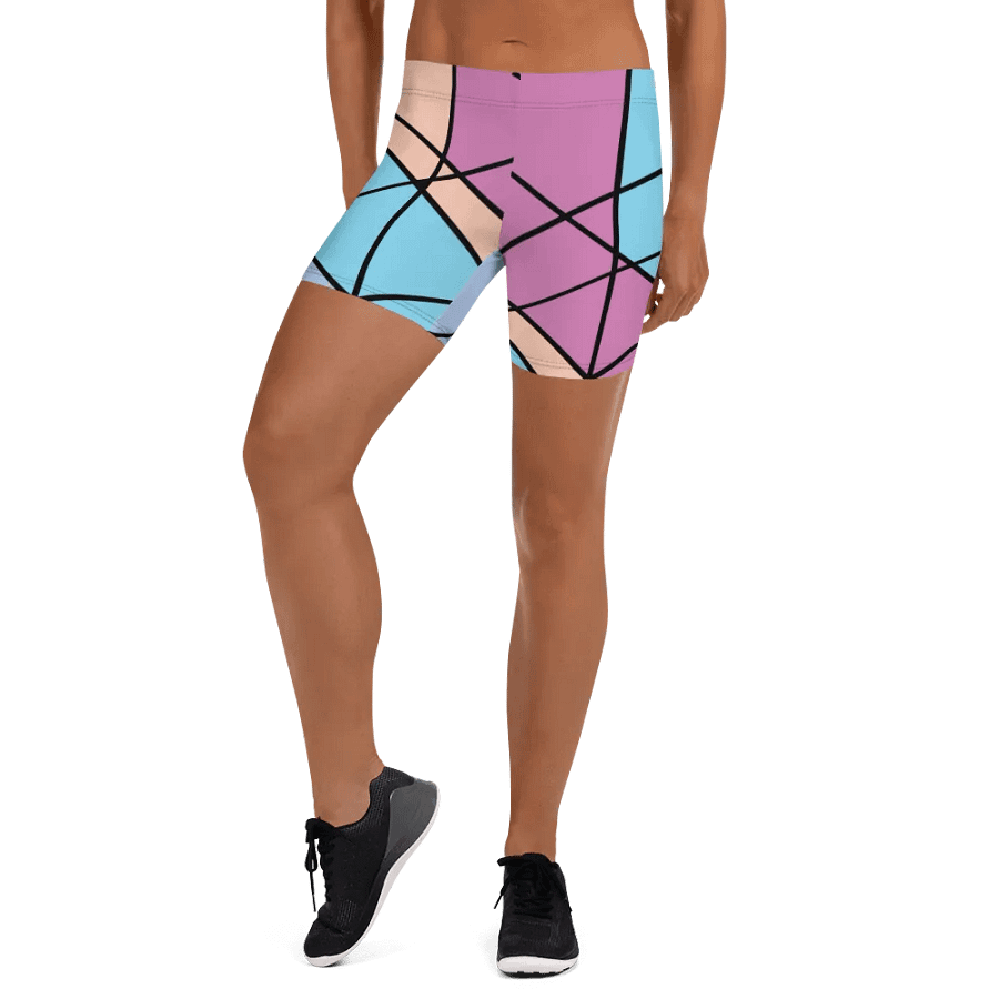 Modern Cool Multi-Colored Geometric Pattern Shorts product image (6)