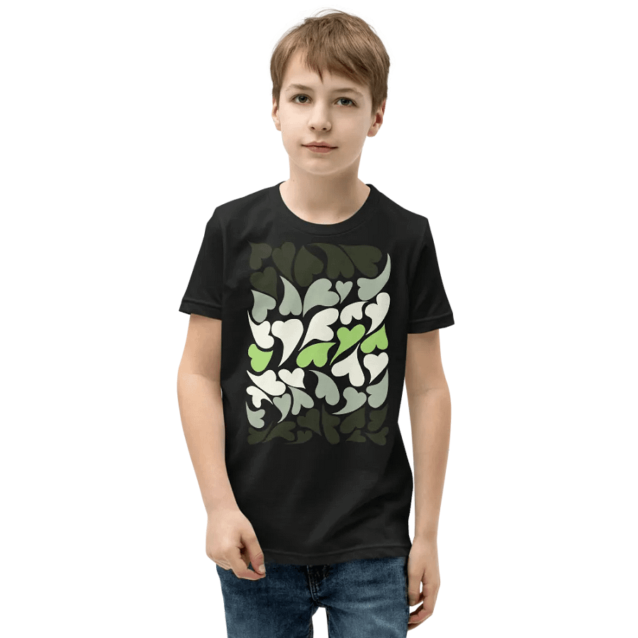 Nestled PRIDE Agender T-shirt (Youth) product image (1)