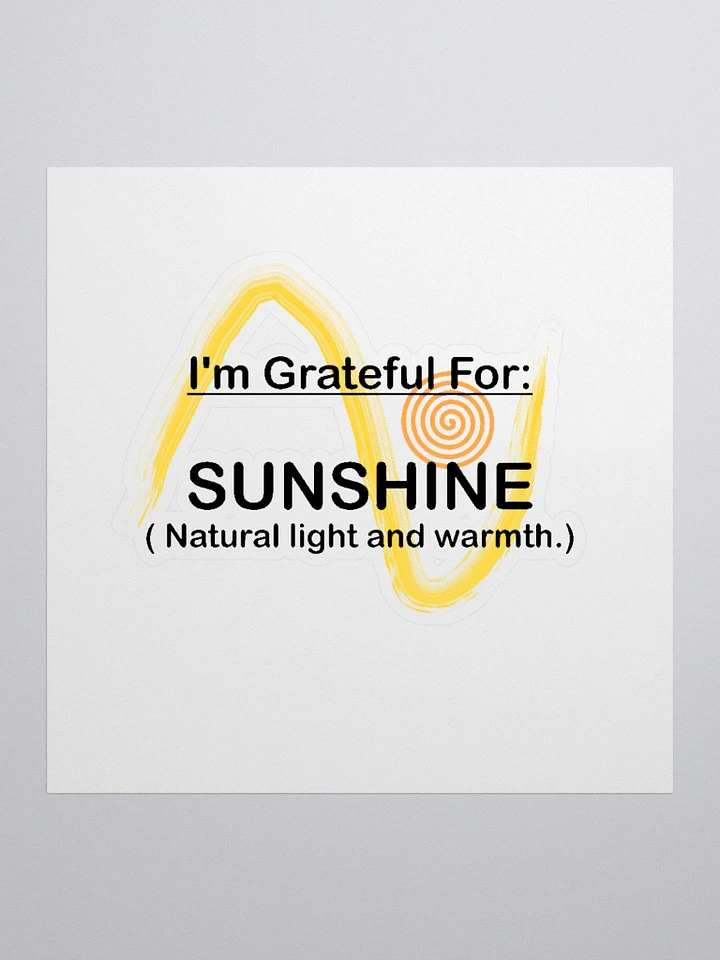 I AM GRATEFUL FOR SUNSHINE product image (1)