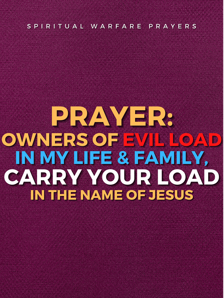 Owners of Evil Load Carry Your Load Prayers product image (1)