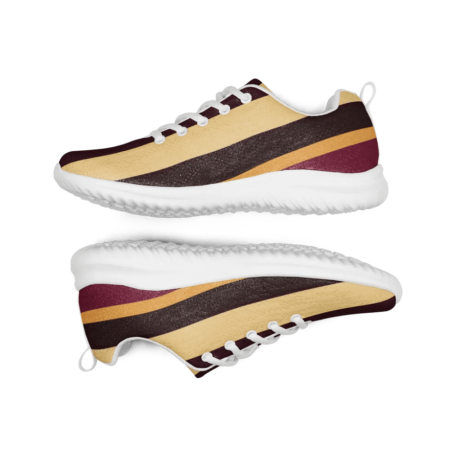 Maroon and Desert Stride Women's Sneakers product image (9)