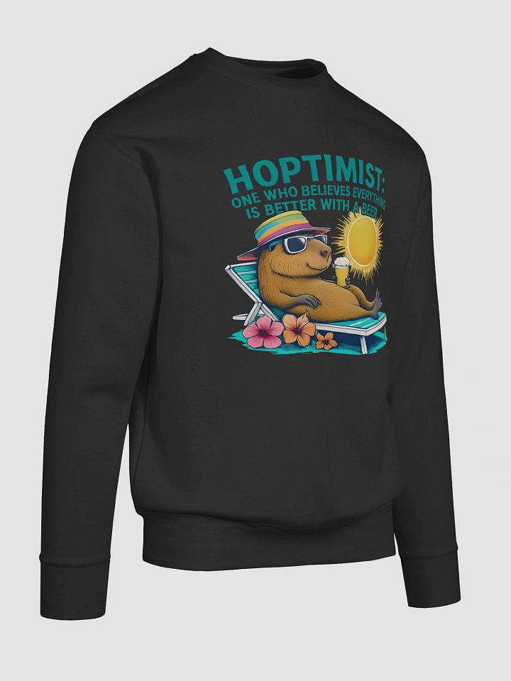Hoptimist Premium Sweatshirt – Warmth with a Hoppy Outlook product image (1)