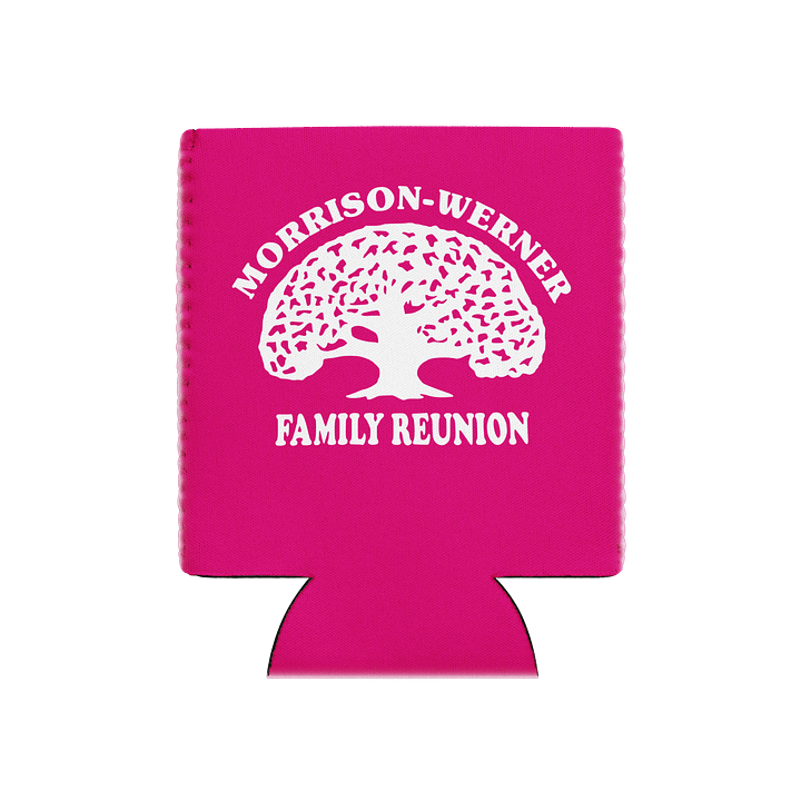 "Morrison-Werner Family Tree" Can Coozie (Magenta) product image (1)