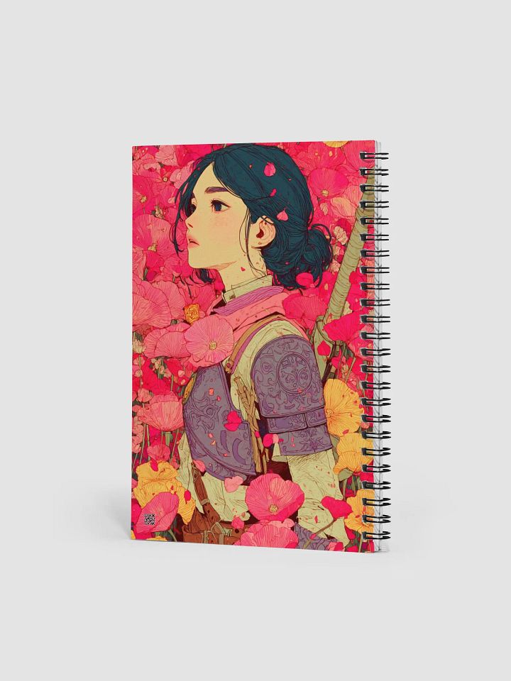 Floral Warrior Spiral Notebook product image (2)