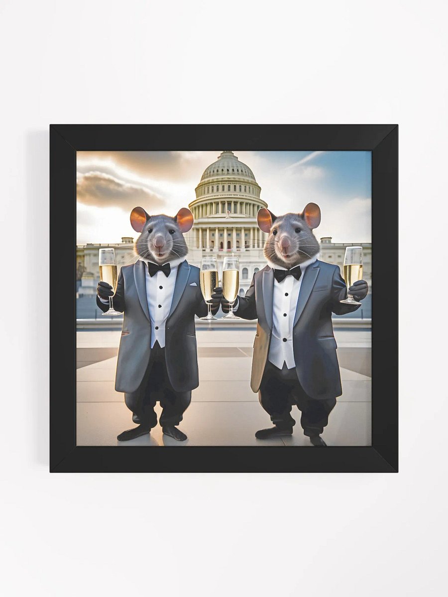 Two Cute Rats Celebrating at the US Capitol product image (1)