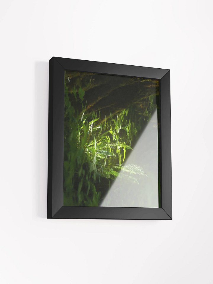 A little shot of sunshine in the wood's Framed Matte Poster product image (6)