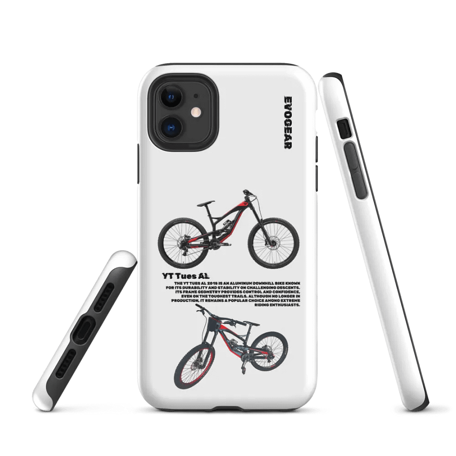 White YT Tues AL iPhone Case product image (1)