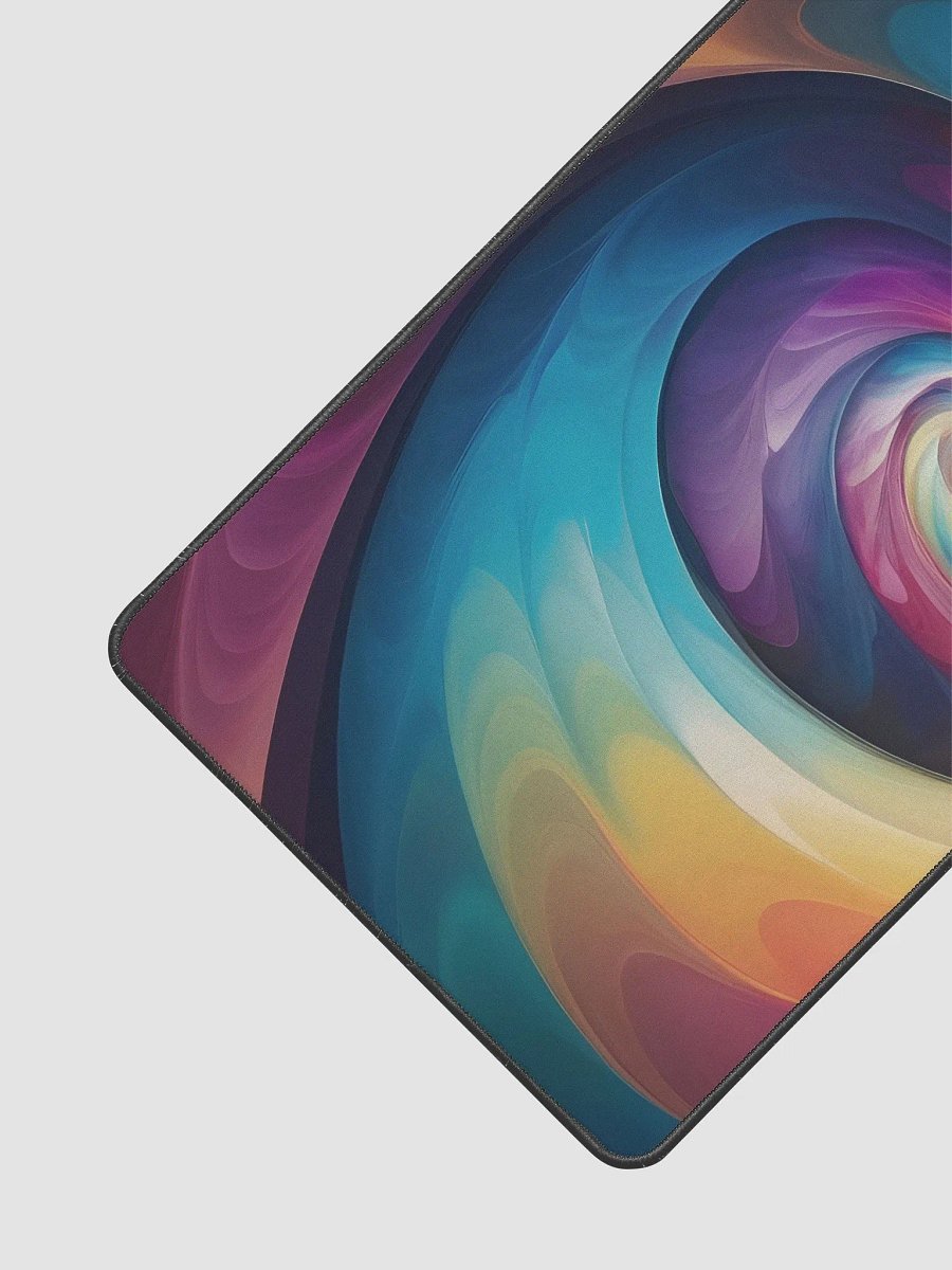 The Psychedelic Rainbow Spiral Desk Mat product image (3)