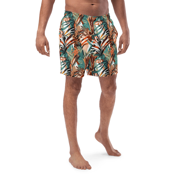 Men's Tropical Foliage Paradise Swim Trunks product image (2)
