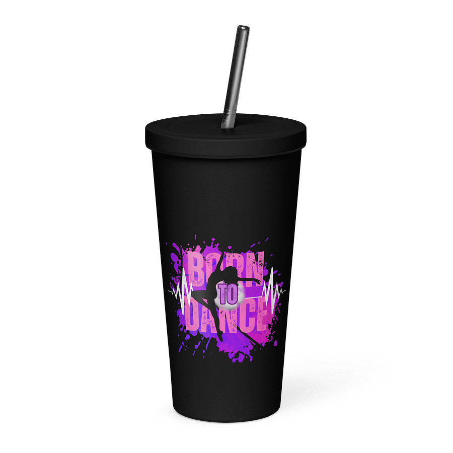 Born to Dance Vibrant Beats Her Silhouette Insulated Tumbler product image (8)
