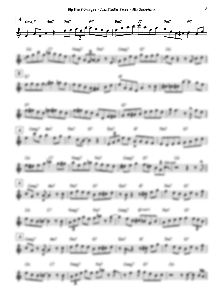 Rhythm & Changes Alto Saxophone product image (3)