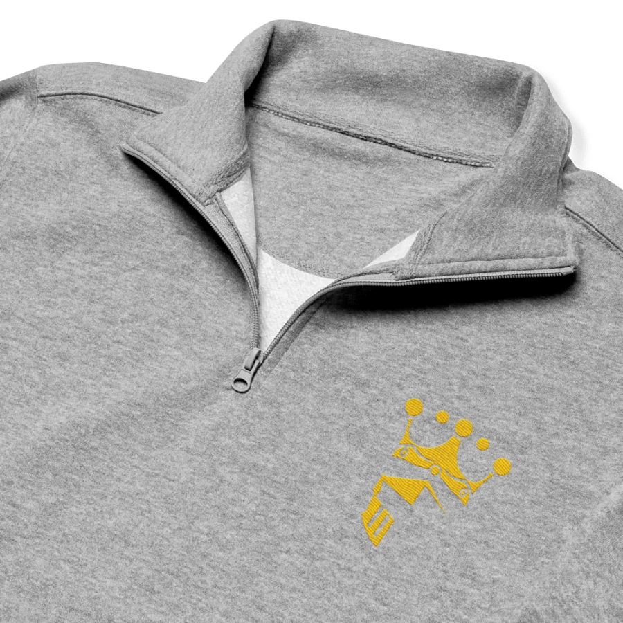 King and crown embroider Fleece Pullover 1/4 zip product image (3)
