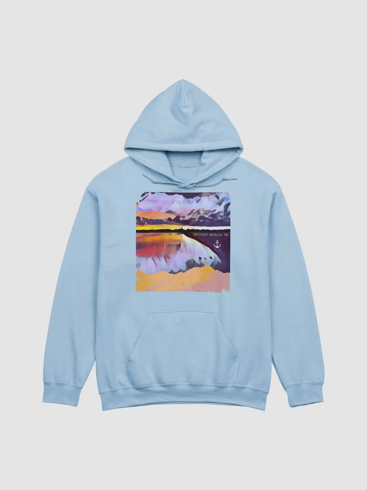Sachuest Beach Sunset Hoodie (Midweight Fabric) product image (4)