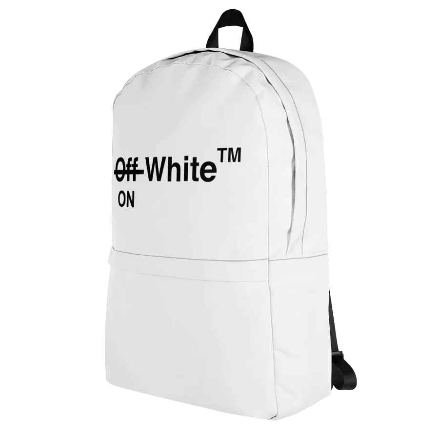 On White Backpack product image (3)