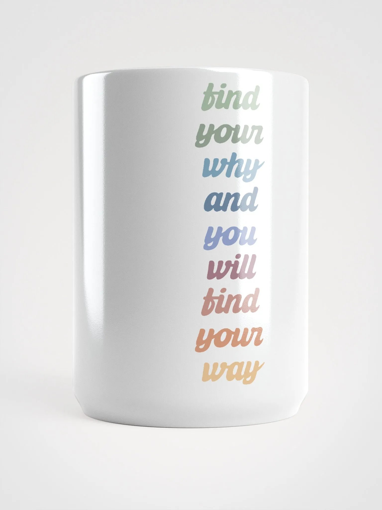 Find Your Why Classic White Glossy Coffee Mug product image (1)