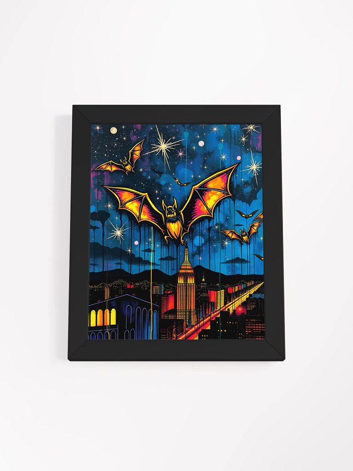 Starry City Bats Framed Poster product image (3)