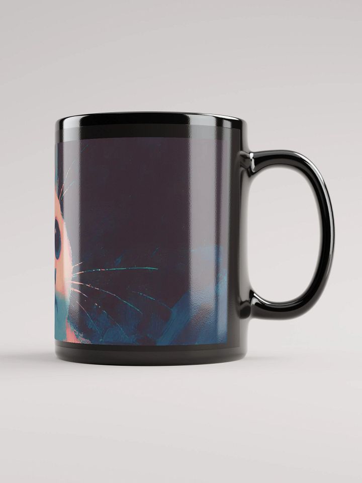 Enigmatic Eyes Black Glossy Mug product image (2)