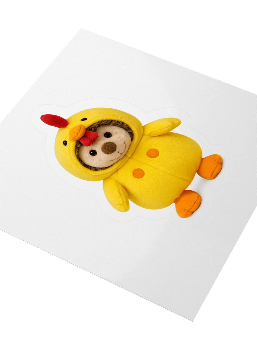 Sticker - Evan de Egel - Kippenpak Geel product image (3)