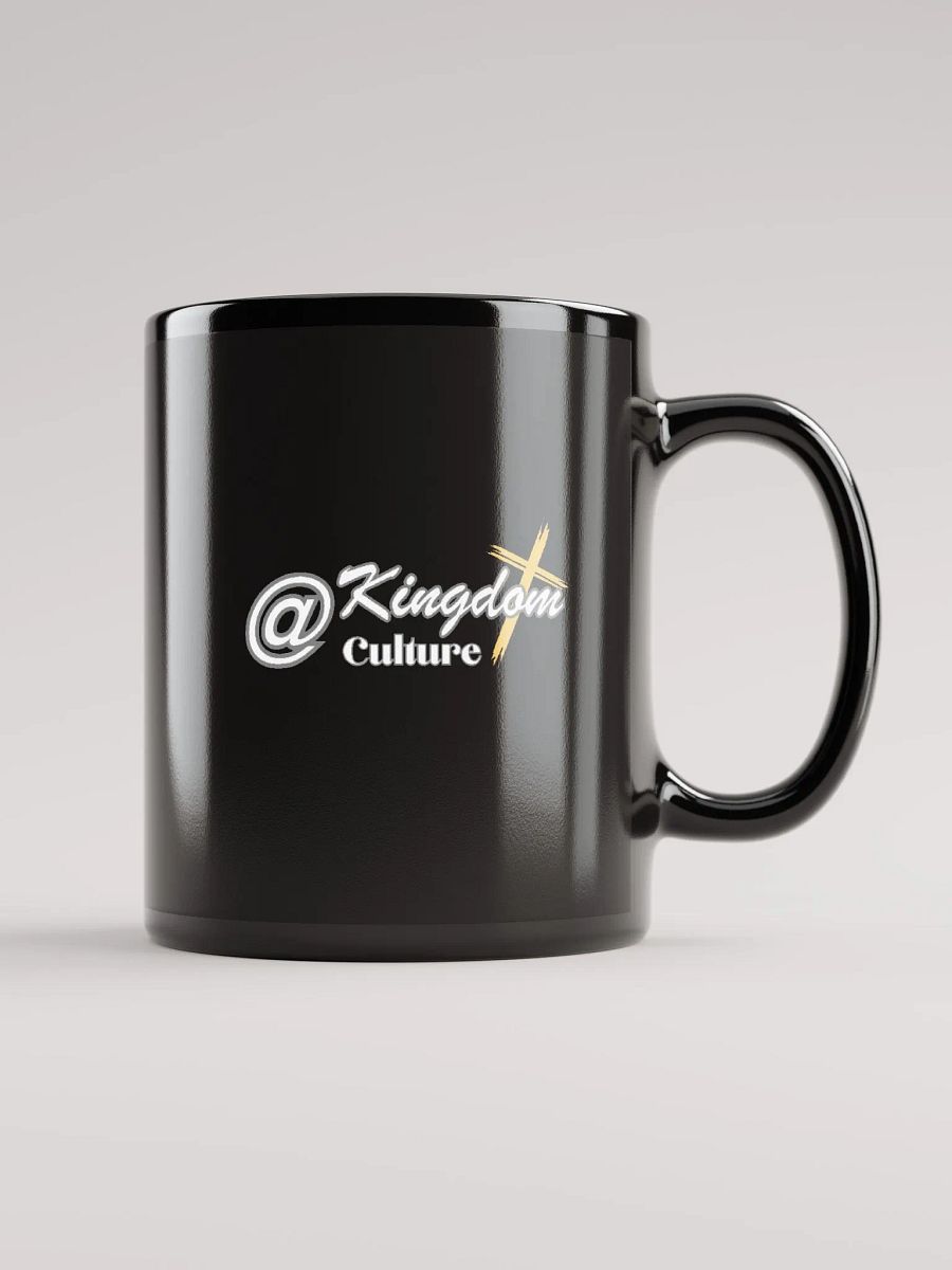 Royal Crowned Black Glossy Mug product image (2)