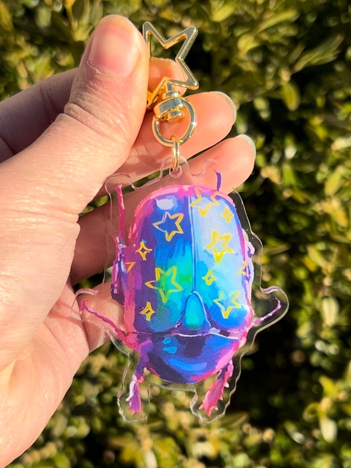 Star Beetle Keychain product image (1)