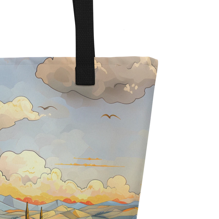 Tote Bag: Scenic Italian Landscape Peaceful Countryside Vibes Picturesque Design product image (5)