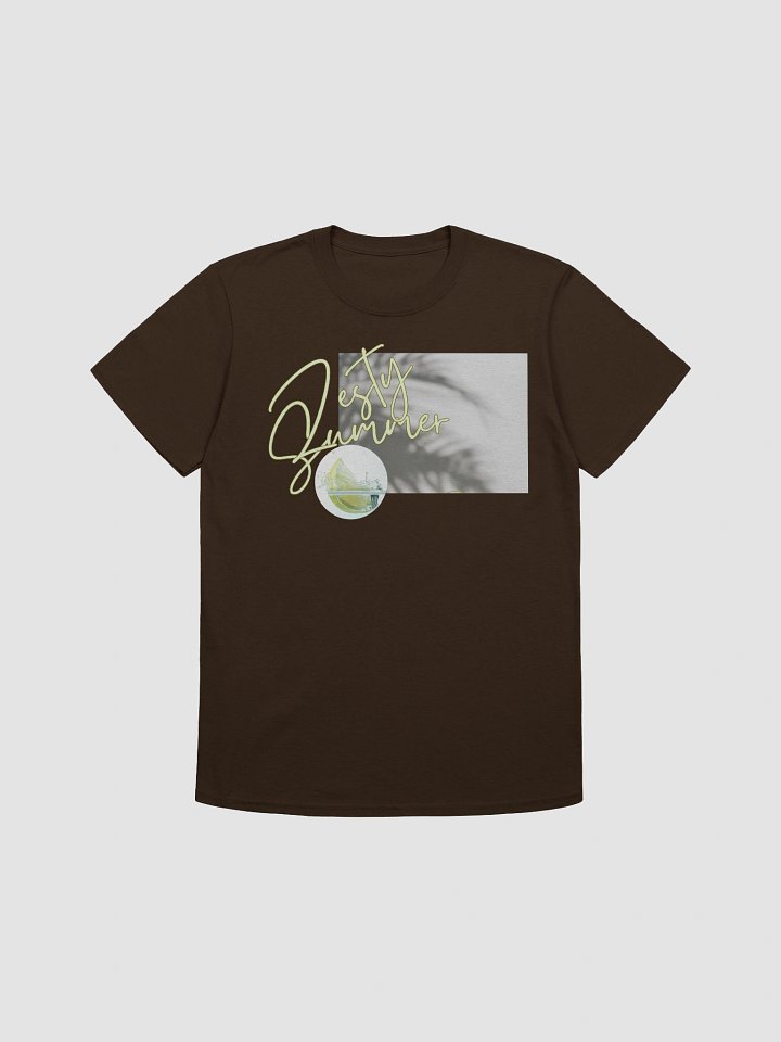 Zesty Summer T-Shirt – Citrus Splash & Calm Palm Shadow [Men’s] product image (10)