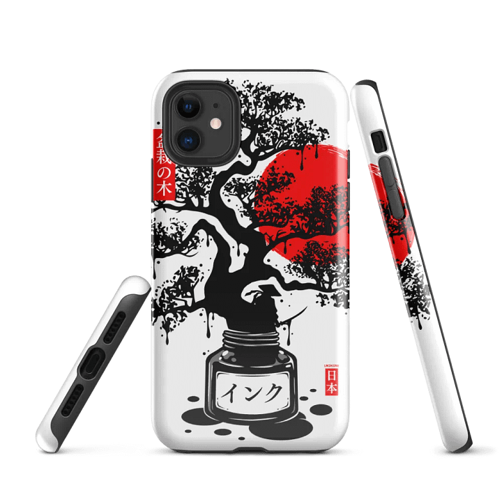 Black Bonsai Japanese Ink iPhone® Tough Case product image (1)