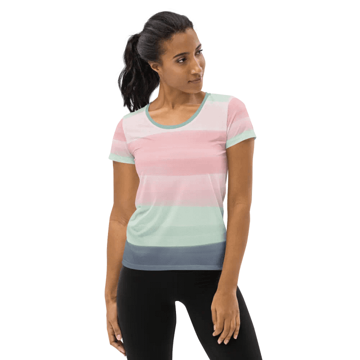 Serene Spectrum Women's Athletic T-Shirt product image (1)