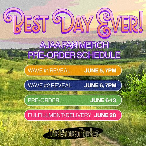 Fan Art and Fan Merch Mini Collection by TRB

📅 JUNE 5 - Wave #1
📅 JUNE 6 - Wave #2 & Pre-Order
📅 JUNE 13 - Pre-Order Last Da...
