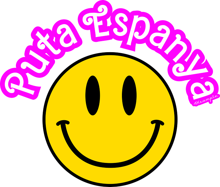 Puta espanya Smiley - Adhesius product image (1)