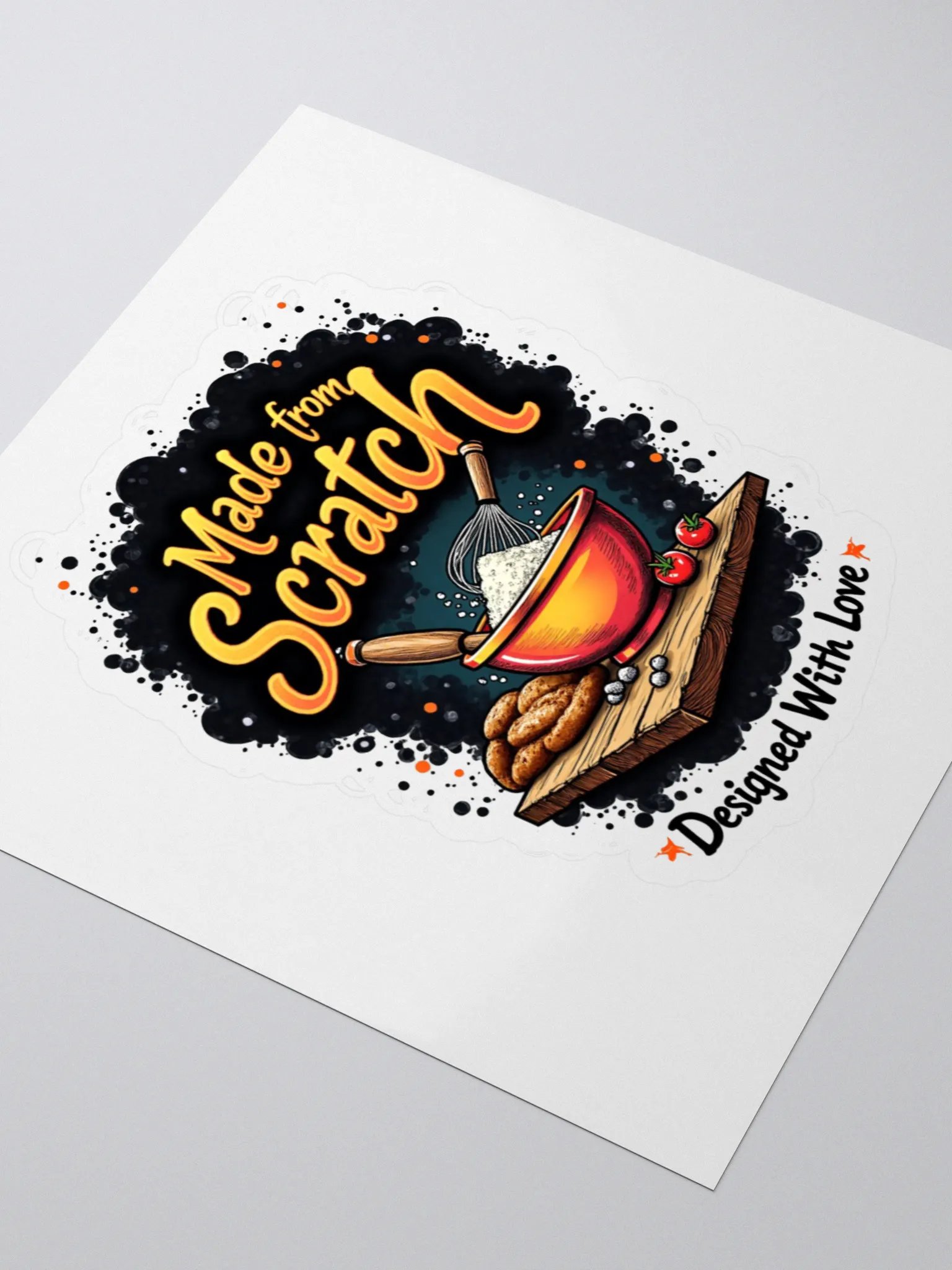 Made from Scratch Kiss Cut Stickers product image (3)