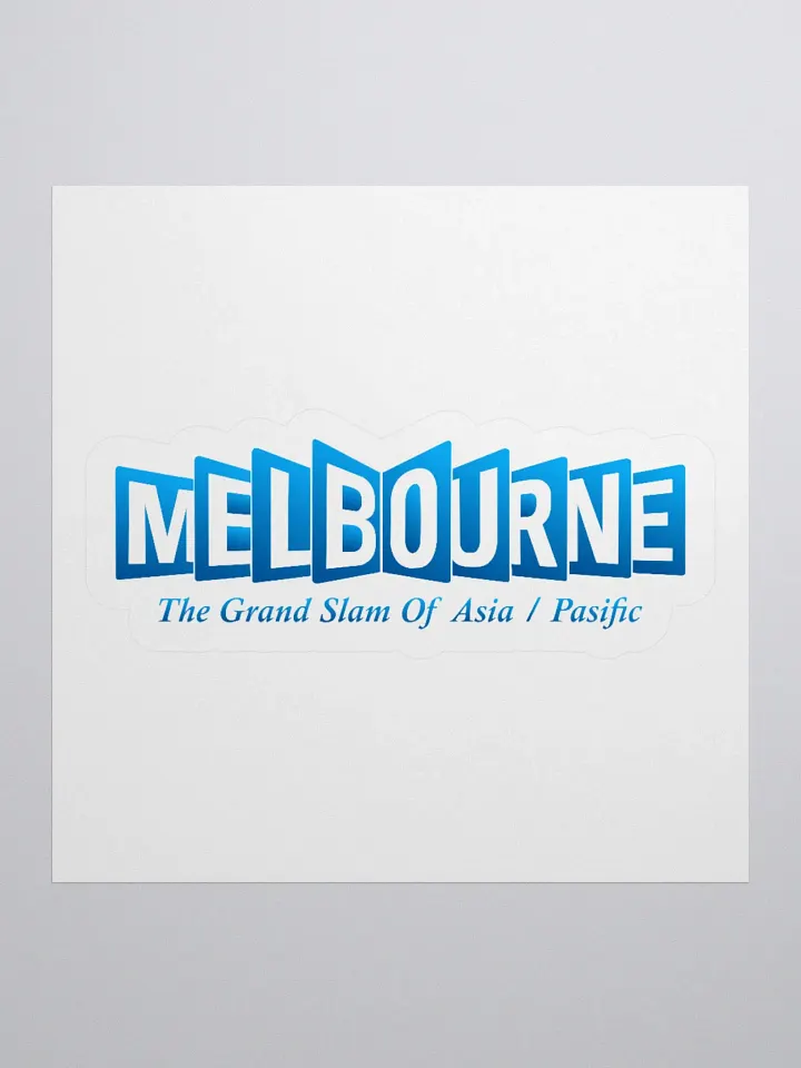 Melbourne Grand Slam Kiss Cut Stickers product image (3)