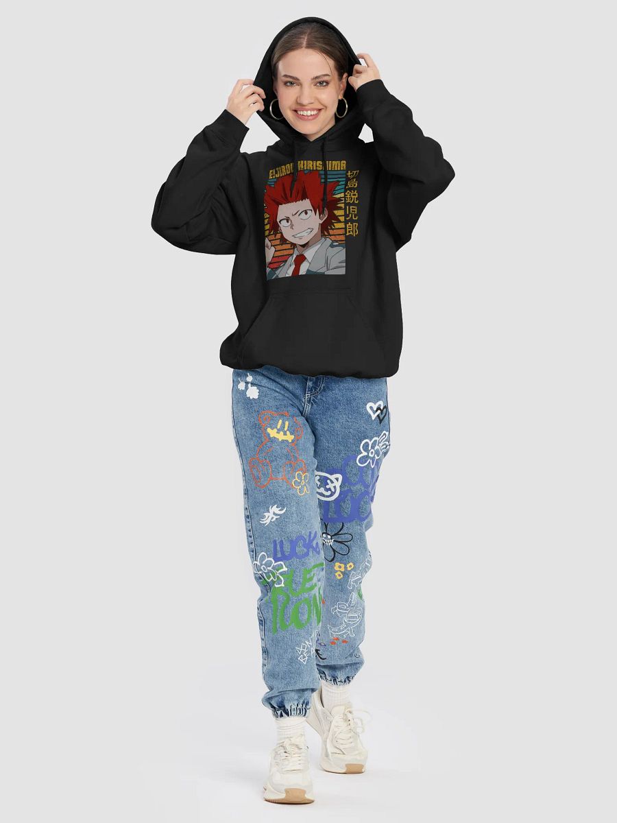 My Hero Academia Eijiro Kirishima Red Riot Sweatshirt – Gildan Midweigh product image (5)