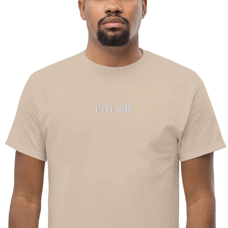 i'm ok mixed tee product image (1)